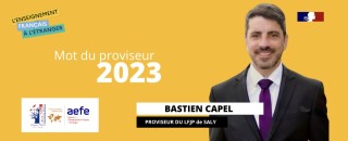 Le mot du Proviseur : Année scolaire 2023-2024