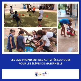 Les ateliers des CM pour la maternelle !