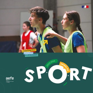 CP-CE1 lors de la Semaine des Lycées Français du Monde sur le thème du sport