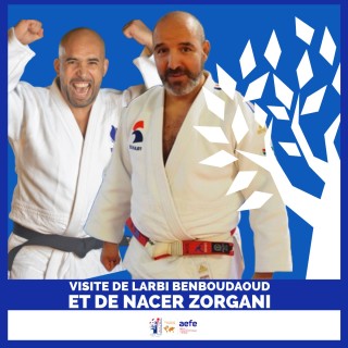 Rencontre avec Larbi Benboudaoud et Nacer Zorgani pour la section sportive