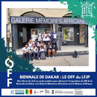 Sorties aux Galeries Mémoires Africaines et Maison d'Afrique de Saly - Biennale de Dakar 2024