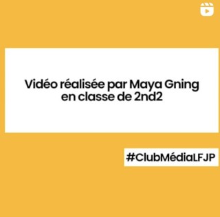 Retour sur la semaine à thème d'octobre !  Vidéo de Maya Gning - élève de 2nde 2