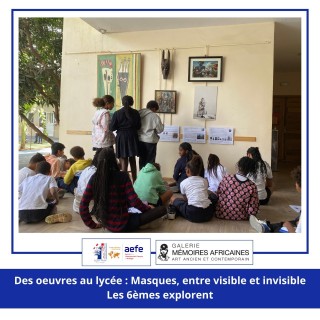 Des oeuvres au lycée : Masques "entre visible et invisible"