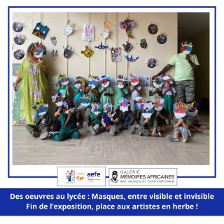 Des oeuvres au lycée : Masques "entre visible et invisible"