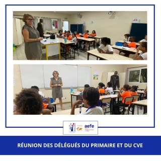 Première réunion des délégués  et CVE 2025