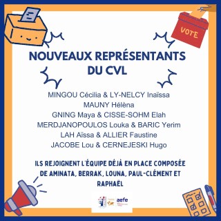 Résultats des élections du CVL 2024