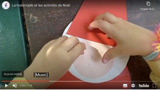 La maternelle et les activités de noël